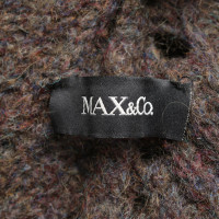 Max & Co Poncho con collo di pelliccia