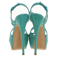 Casadei Peeptoes en turquoise