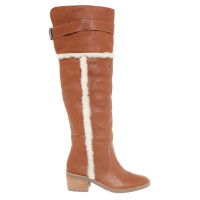 Michael Kors Leather boots and lambskin
