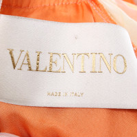 Valentino Garavani Robe en soie en orange