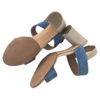 Riani Sandals in light blue / beige