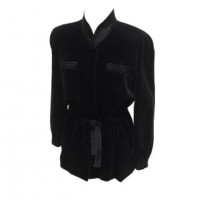 Valentino Garavani Black Velvet Jacket 