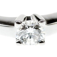 Cartier Platinum ring with diamonds