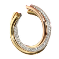Cartier Earrings with diamonds
