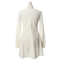 Donna Karan Long blouse in white