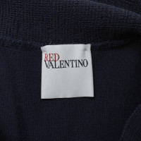 Red Valentino Donker blauwe tricot shirt