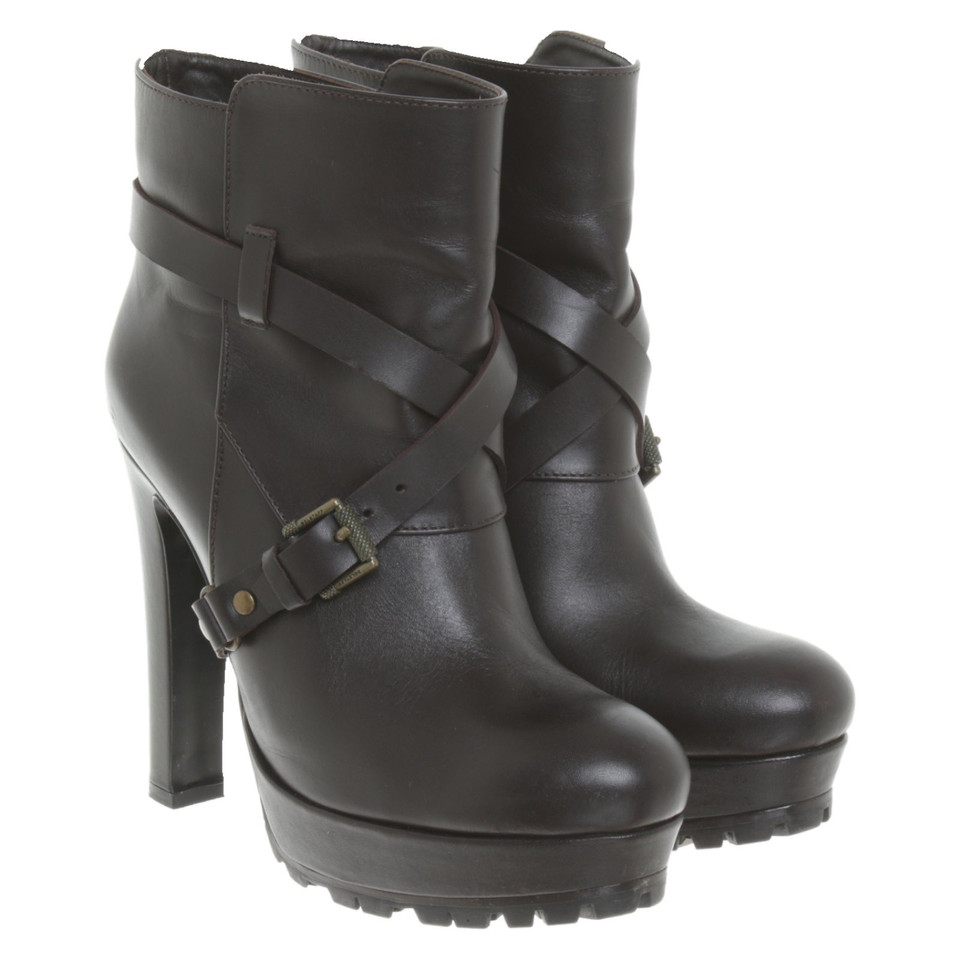 Belstaff Bottines en marron foncé