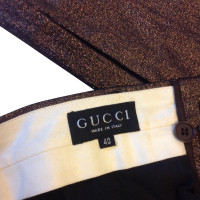 Gucci trousers with glitter coating