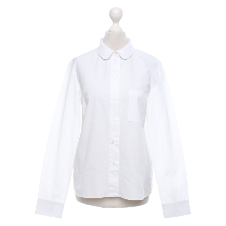 Cos Top Cotton in White
