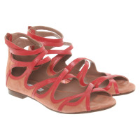 L'autre Chose Sandals Leather in Red