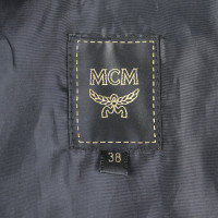 Mcm Jacke/Mantel aus Leder in Schwarz