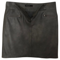 Marc Cain Skirt Leather in Grey