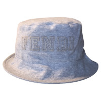 Fendi Hat/Cap Cotton in Grey