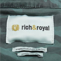 Rich & Royal Giacca con motivo camouflage