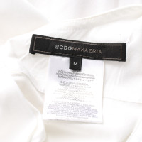 Bcbg Max Azria Oberteil aus Baumwolle in Weiß