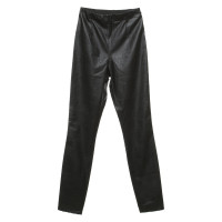 Armani Jeans trousers in leather look