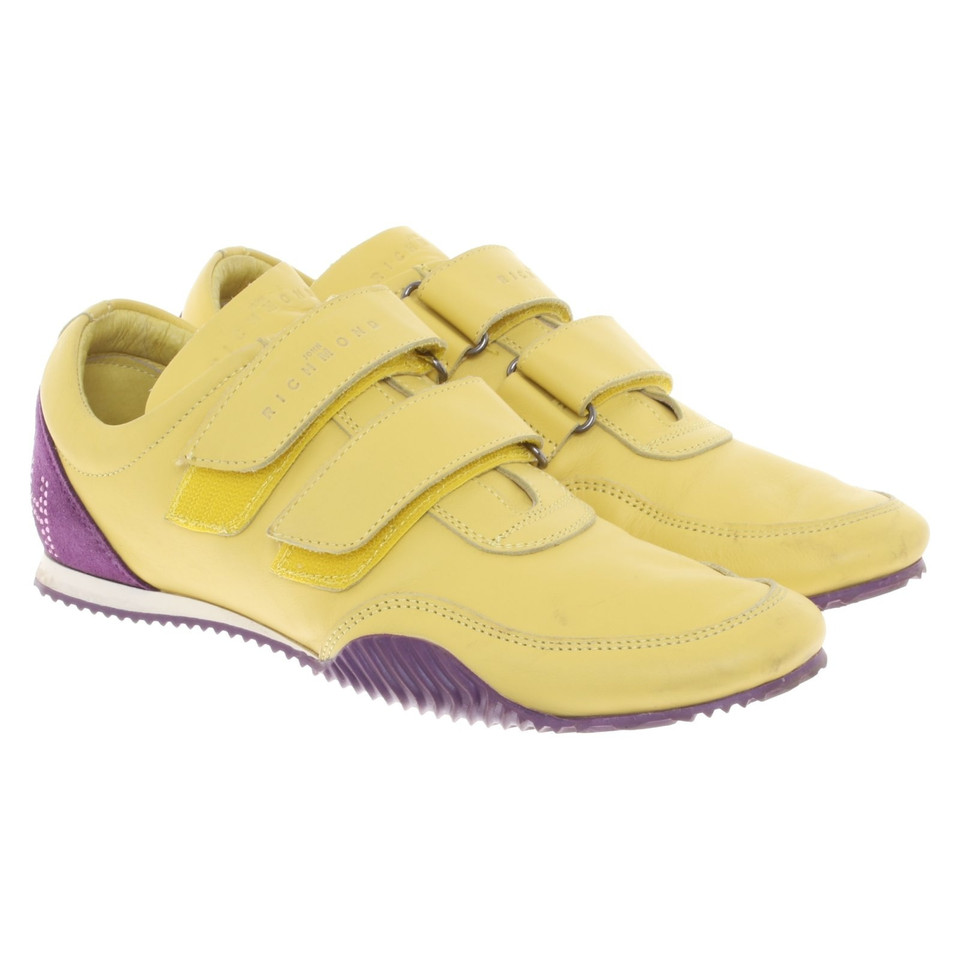 Richmond Sneakers en jaune / violet