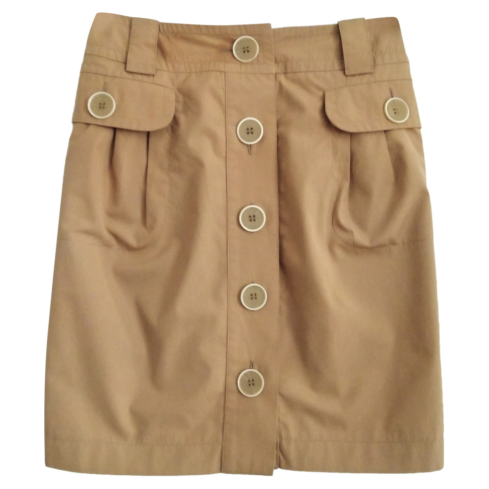 Tara Jarmon Skirt Cotton in Beige