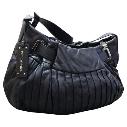 Cromia Handbag Leather in Black