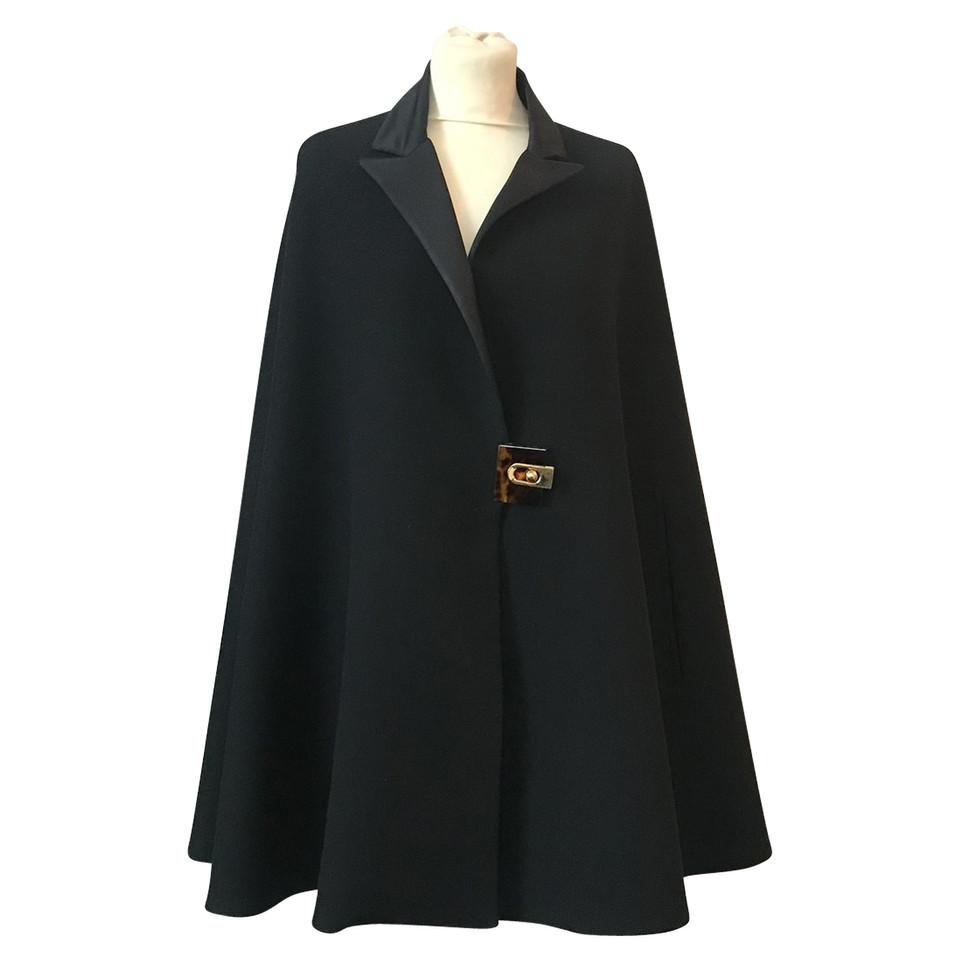 Lanvin Cape avec fermoir en laiton or en acrylique!