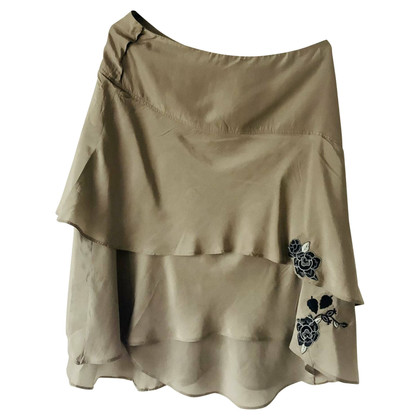 Max Mara Skirt Silk in Beige