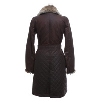 Belstaff Manteau avec garniture en fourrure