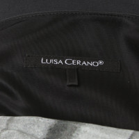 Luisa Cerano Robe en gris / noir