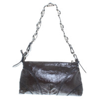 Coccinelle Patent leather handbag in Brown