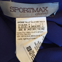 Sport Max Blauwe blouse Sportmax T.40