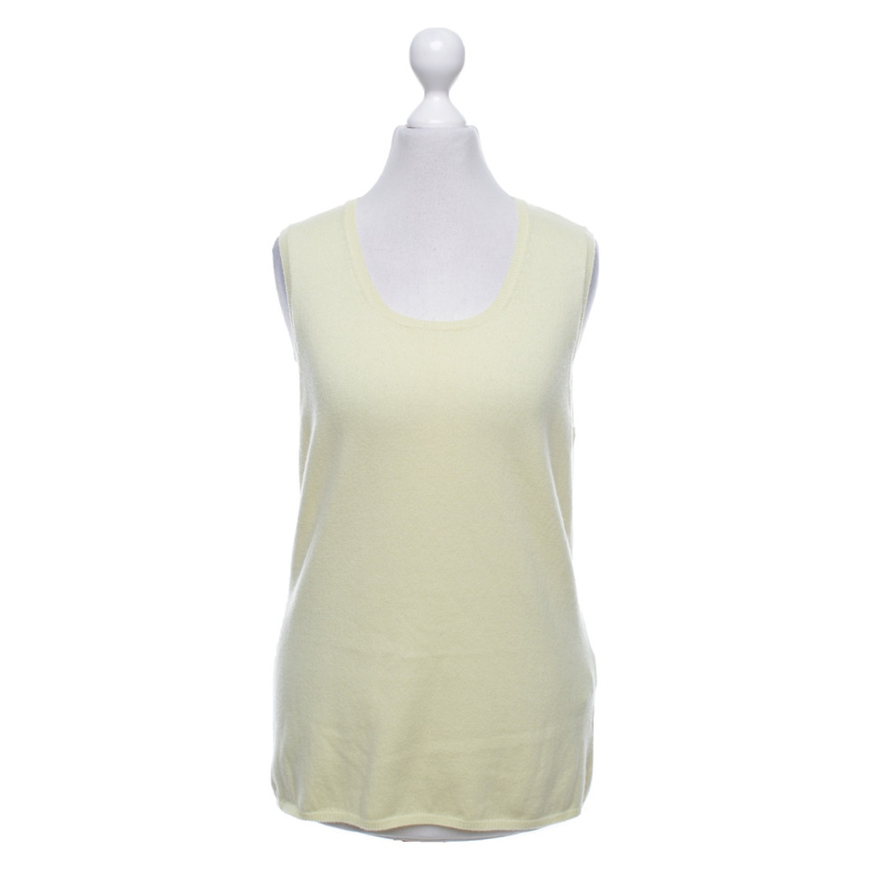 Allude Top in cashmere giallo