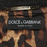 Dolce & Gabbana Jacke/Mantel in Grau
