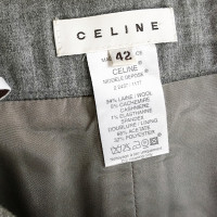 Céline jupe en laine gris clair
