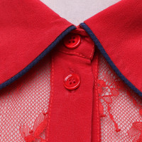 Baum Und Pferdgarten Kanten blouse in rood