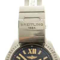 Breitling Silberfarbene Armbanduhr