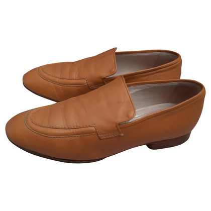 Christian Dior Slippers/Ballerinas Leather in Brown