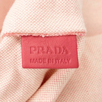 Prada Canvas Shopping Tote