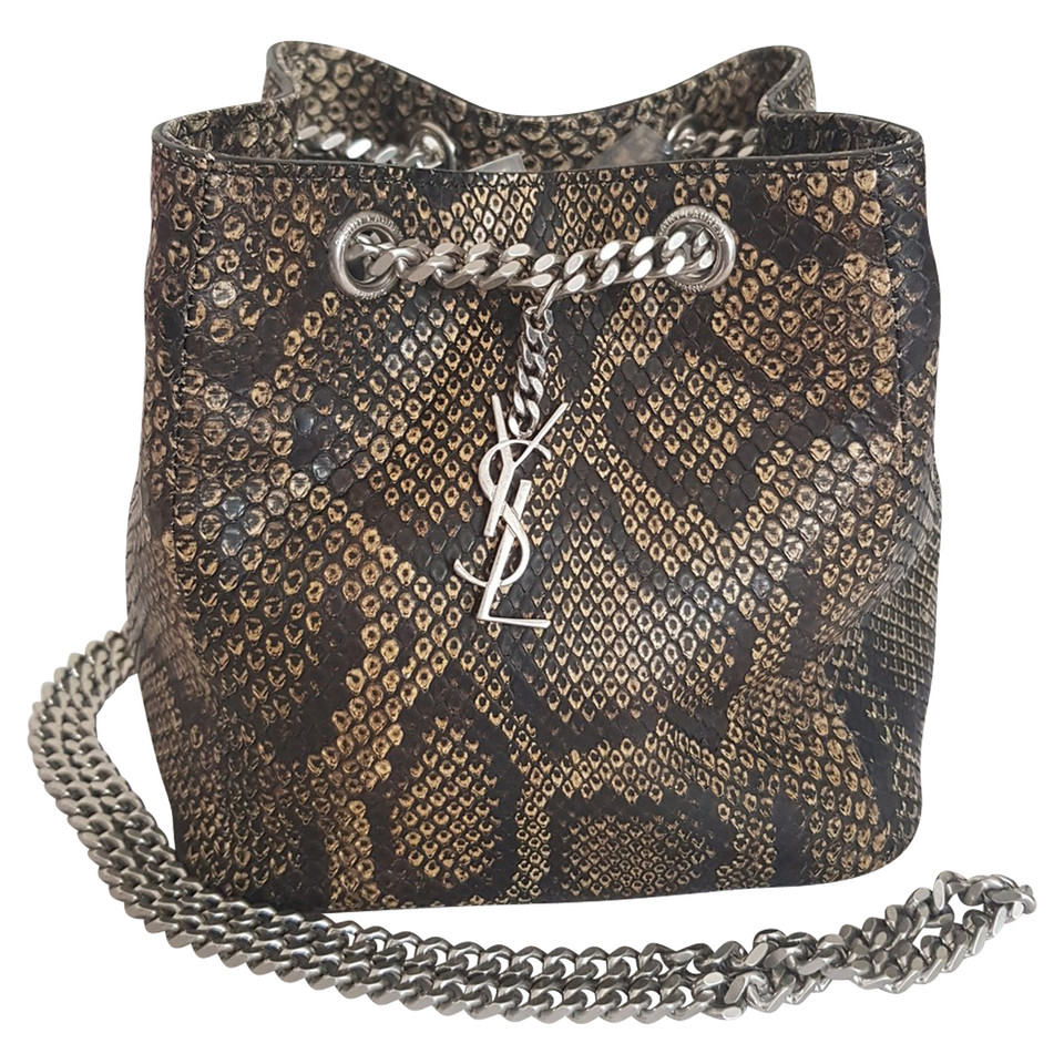 Saint Laurent Bucket Bag in Reptil-Optik