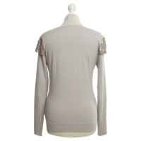 Karen Millen Lovertjes shirt in zilverkleur