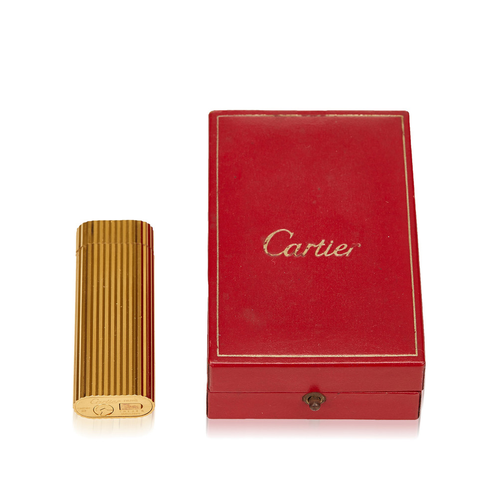 Cartier Must de Cartier plaqué or butane briquet