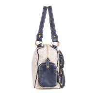 Tod's Canvas T-Bag Media Tote