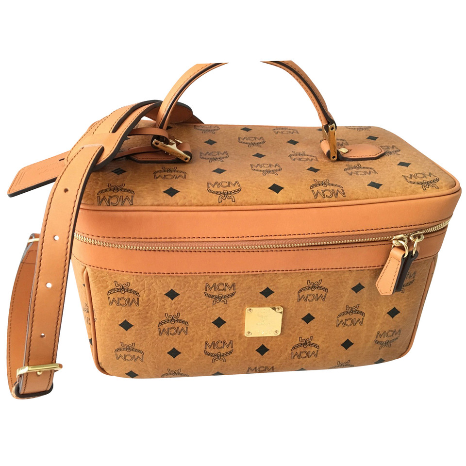 Mcm Beauty case with monogram pattern