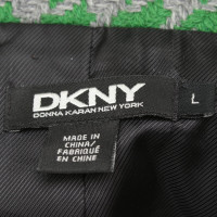 Dkny Jacket in green / grey
