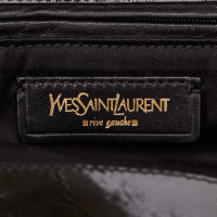 Yves Saint Laurent Patent Leather Sac Metropolis