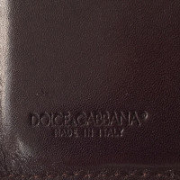 Dolce & Gabbana Kartenetui aus Straußenleder