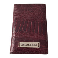 Dolce & Gabbana Kaarthouder Ostrich Leather