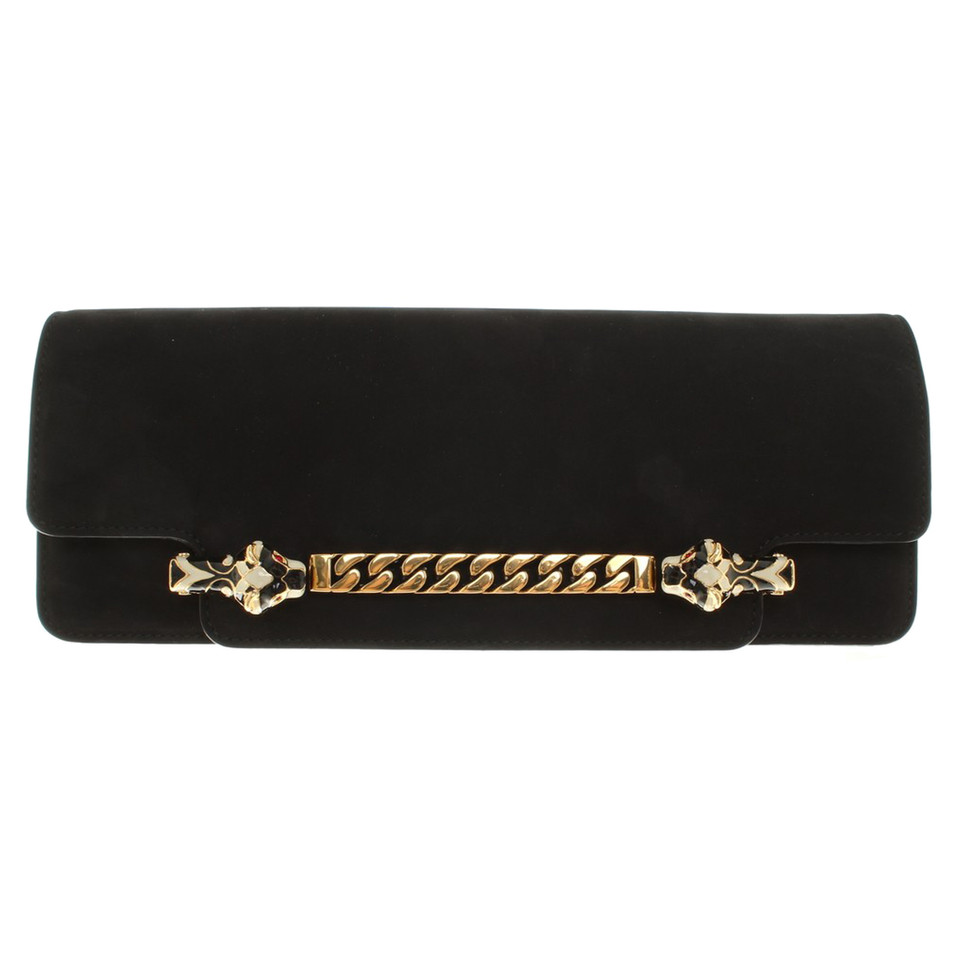 Gucci clutch en bleu foncé