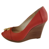 Michael Kors Pumps/Peeptoes Leer in Rood