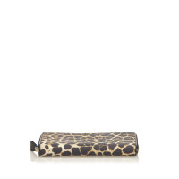 Yves Saint Laurent Portafoglio in nylon di stampa del leopardo