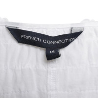 French Connection Abito con pizzo bianco