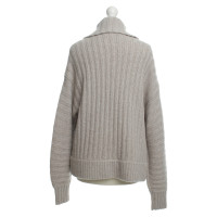 360 Sweater Giacca in cashmere in beige